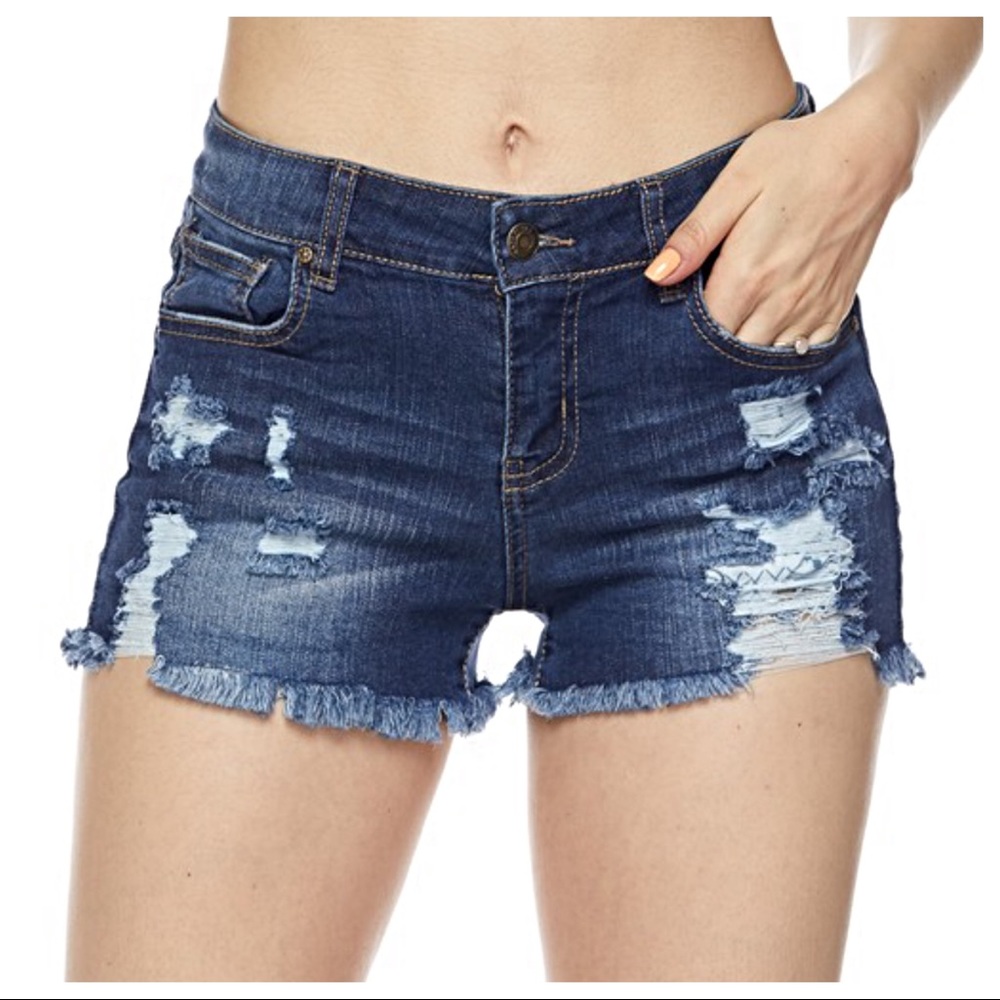06 ✨Distressed denim shorts - Picture 5 of 8